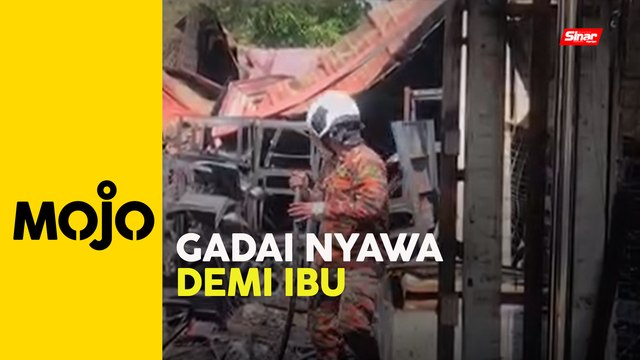 Anak nekad redah asap tebal selamatkan ibu