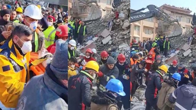 128. saatte mucize: 2 aylık bebek enkazdan sağ çıkarıldı
