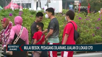 Mulai Besok, Pedagang Dilarang Jualan di Lokasi Car Free Day Sudirman Thamrin