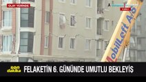 Hatay'da korku dolu anlar! Binadaki çatlaklar böyle görüntülendi