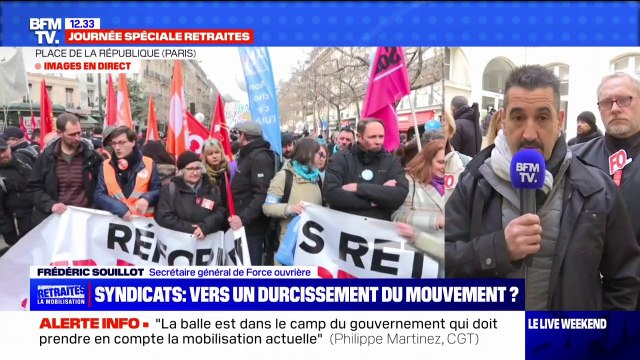 Nous avons jusqu'au 7 mars pour mobiliser nos troupes et mettre la France à l'arrêt , estime le Secrétaire général de Force ouvrière