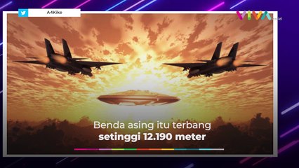 Jet AS Tembak Jatuh UFO Seukuran Mobil di Dekat Kanada