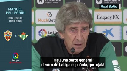 Rueda de prensa de Pellegrini