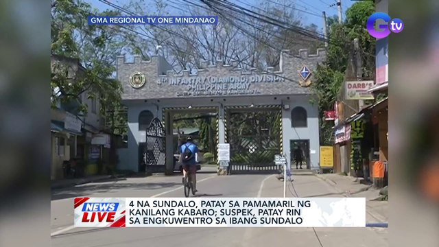 4 na sundalo, patay sa pamamaril ng kanilang kabaro; Suspek, patay rin sa engkuwentro sa ibang sundalo | News Live