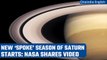 NASA’s Hubble Telescope captures onset of new ‘spoke’ season of Saturn: Watch video | Oneindia News
