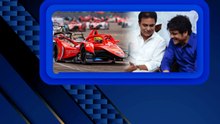 E-Racing పోటీలను ప్రత్యక్షంగా  చూసిన Minister KTR.. నాగార్జున ప్రత్యేక ఆకర్షణ.. *Telangana