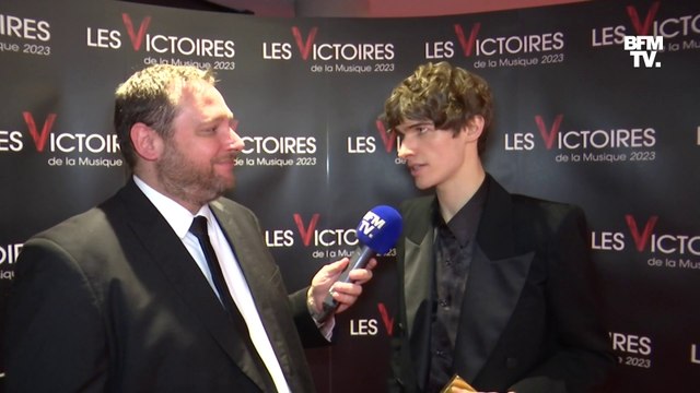 C'est irréel, c'est beau , réagit Pierre De Maere, sacré révélation masculine des Victoires de la musique 2023