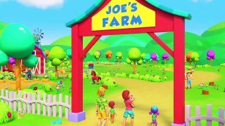 Old Farmer Joe Had A Farm - Joe's Farm Song For Kids - Nursery Rhymes and Baby Songs