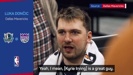 Doncic praises Kyrie as the NBA's best-ever ball handler
