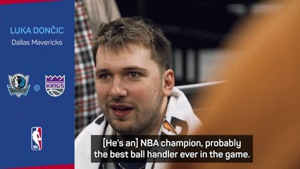 Doncic praises Kyrie as the NBA's best-ever ball handler