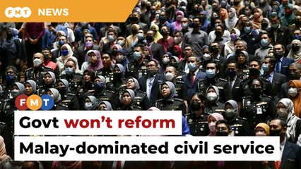 Anwar shoots down call to reform Malay-dominated civil service