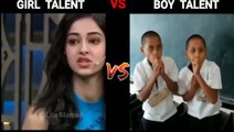 Girl Talent vs Boy Talent  Funny Memes