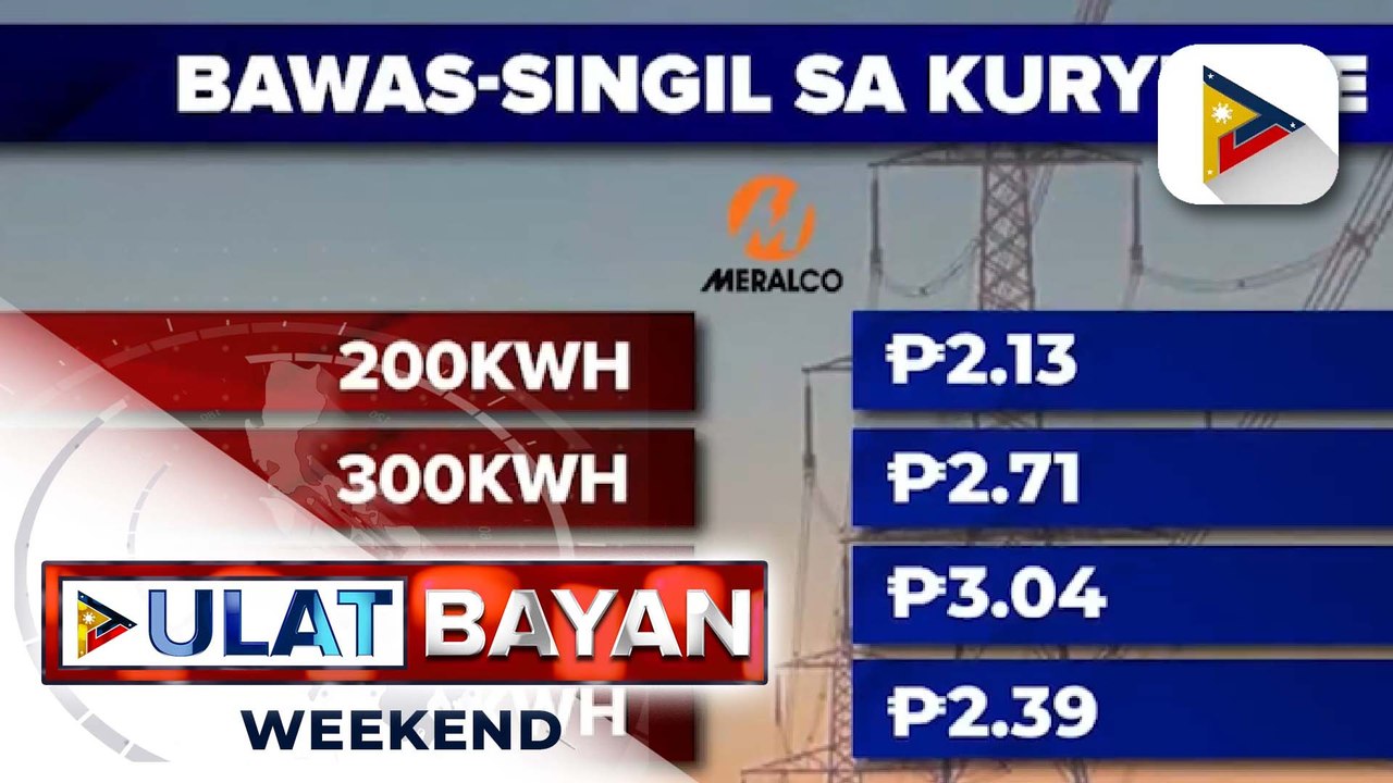 Bawas Singil Sa Kuryente Ng Meralco Asahan Ngayong Buwan Video