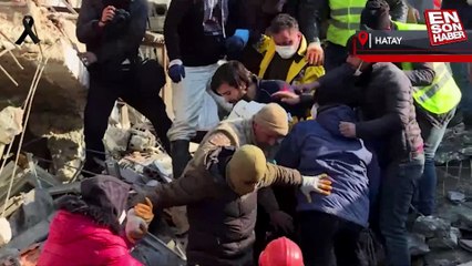 Hatay'da 133'üncü saatte bir bebek daha enkazdan çıkarıldı