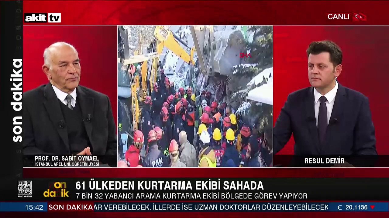 Porf. Dr. Sabit Oymael deprem sonrası bölgeyi değerlendirdi