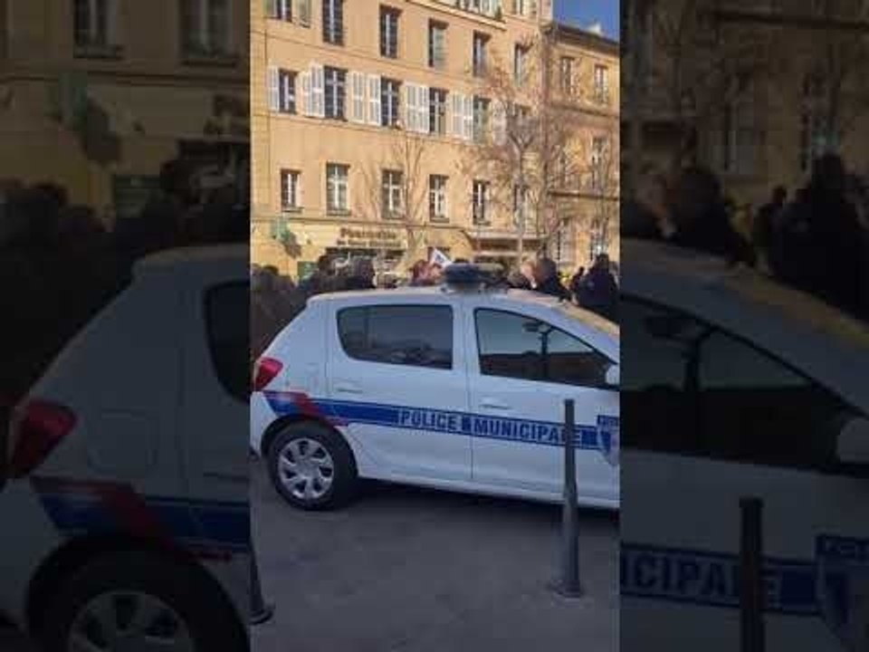 Manifestation contre la réforme des retraites : le cours Mirabeau plein à craquer à Aix