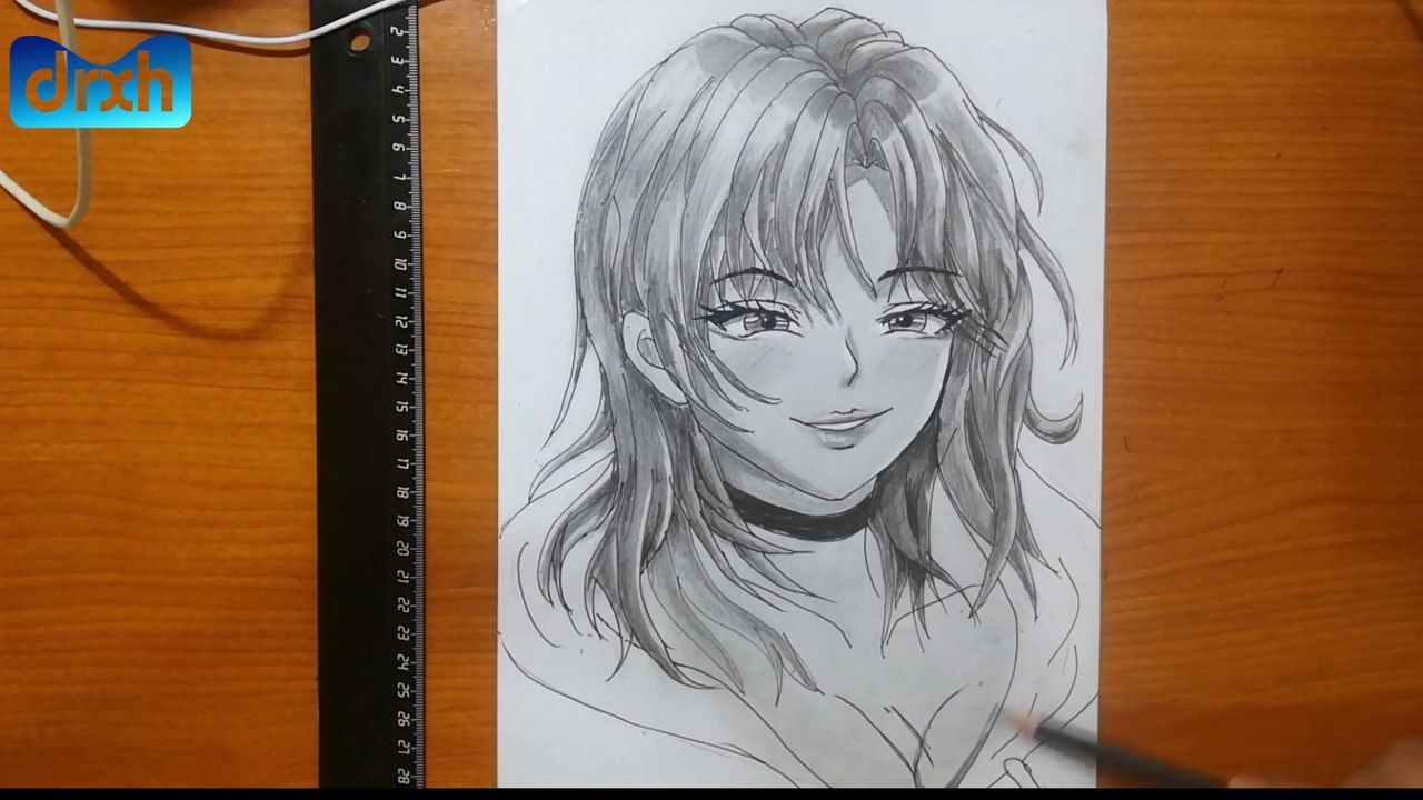 comment dessiner une fille animée
