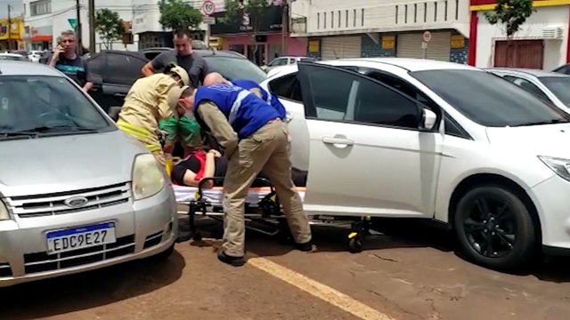 Siate é acionado para atender acidente de trânsito na Avenida Carlos Gomes