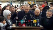 Erdoğan: Millet olarak tarih boyunca aşılmaz denilen nice engeli nasıl aştıysak bu imtihandan da alnımızın akıyla çıkacağız