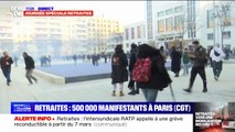 Réforme des retraites: des scènes de tensions en fin de manifestation à Lyon