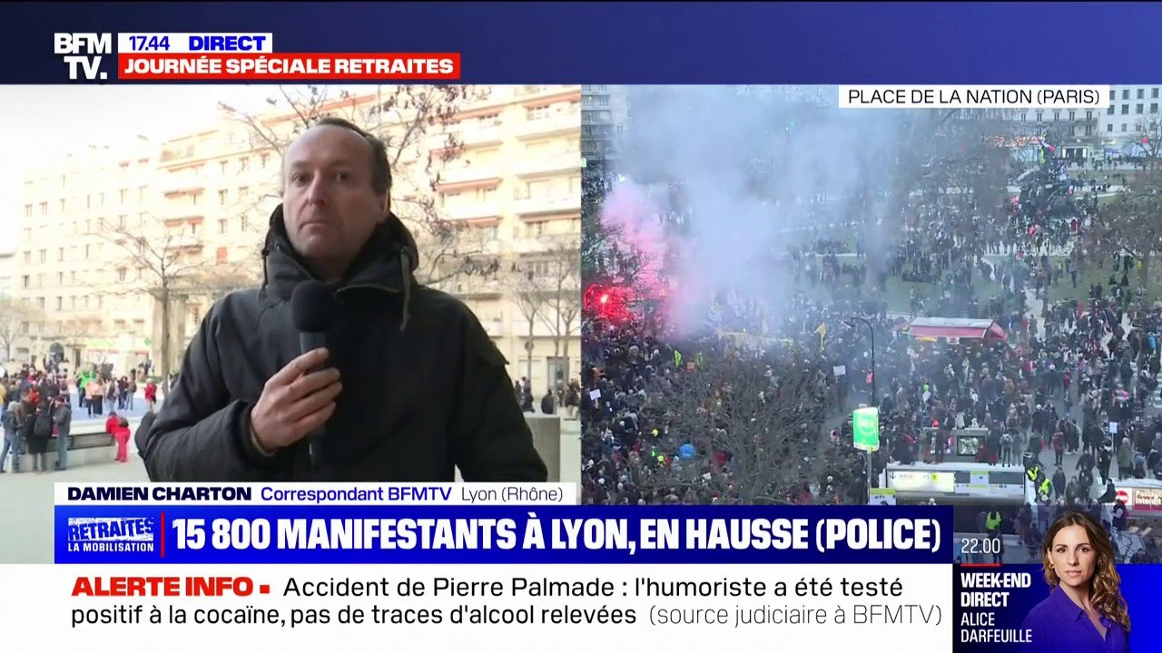 Réforme des retraites: 15.800 personnes ont manifesté à Lyon ce samedi, selon la police