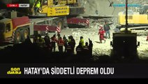 Hatay'daki dep anı kameraya böyle yansıdı