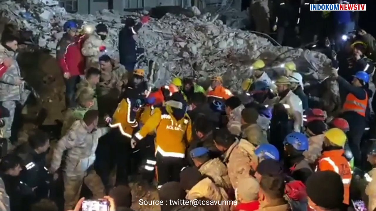 Evakuasi Korban Gempa Turki Suriah Terus dilakukan