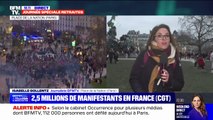 Manifestations contre la réforme des retraites: beaucoup de primo-manifestants dans le cortège parisien