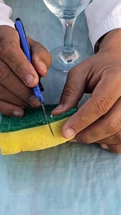 scotch brite hack.