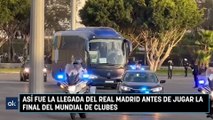 Así fue la llegada del Real Madrid antes de jugar la final del Mundial de Clubes