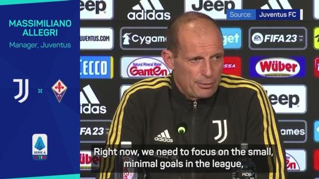 Allegri wants Juventus to take Serie A challenge 'one step at a time'