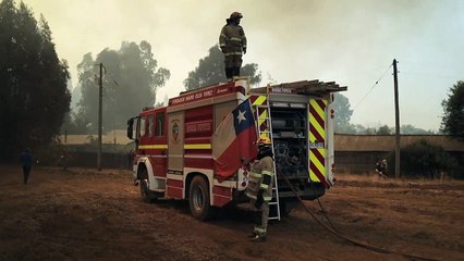 Gobierno de Chile afirma que la ola de incendios muestra una "situación mejor"