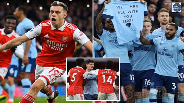 Arsenal 1 Brentford 1: Gunners suffer another huge blow in title race as Ivan Toney cancels out Leandro Trossard goal