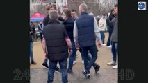 Chelsea Fan is Punched by Rival West Ham Supporter in Heated Confrontation before London Derby