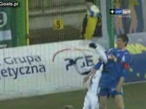 GKS Bełchatów - KKS Lech Poznań [0-1 Bosacki]