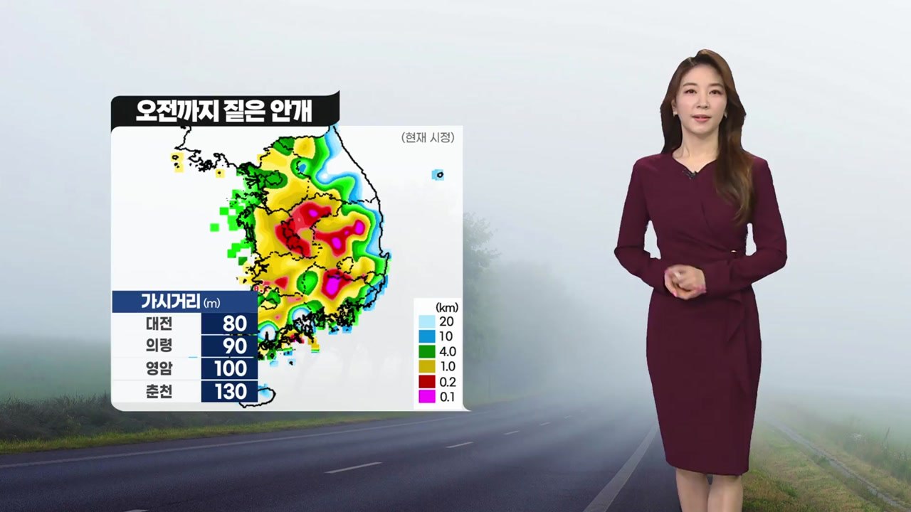 [날씨] 오전까지 짙은 안개, 서쪽 미세먼지...남부·영동 비 또는 눈 / YTN