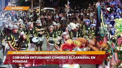 Con gran entusiasmo comenzó el carnaval en Posadas