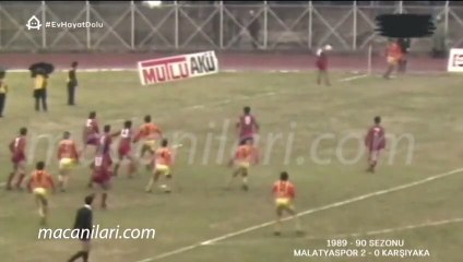 Malatyaspor 2-0 Karşıyaka [HD] 31.12.1989 - 1989-1990 Turkish 1st League Matchday 15