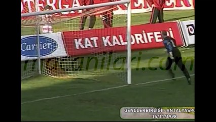 Gençlerbirliği 1-2 Antalyaspor 15.11.1998 - 1998-1999 Turkish 1st League Matchday 12