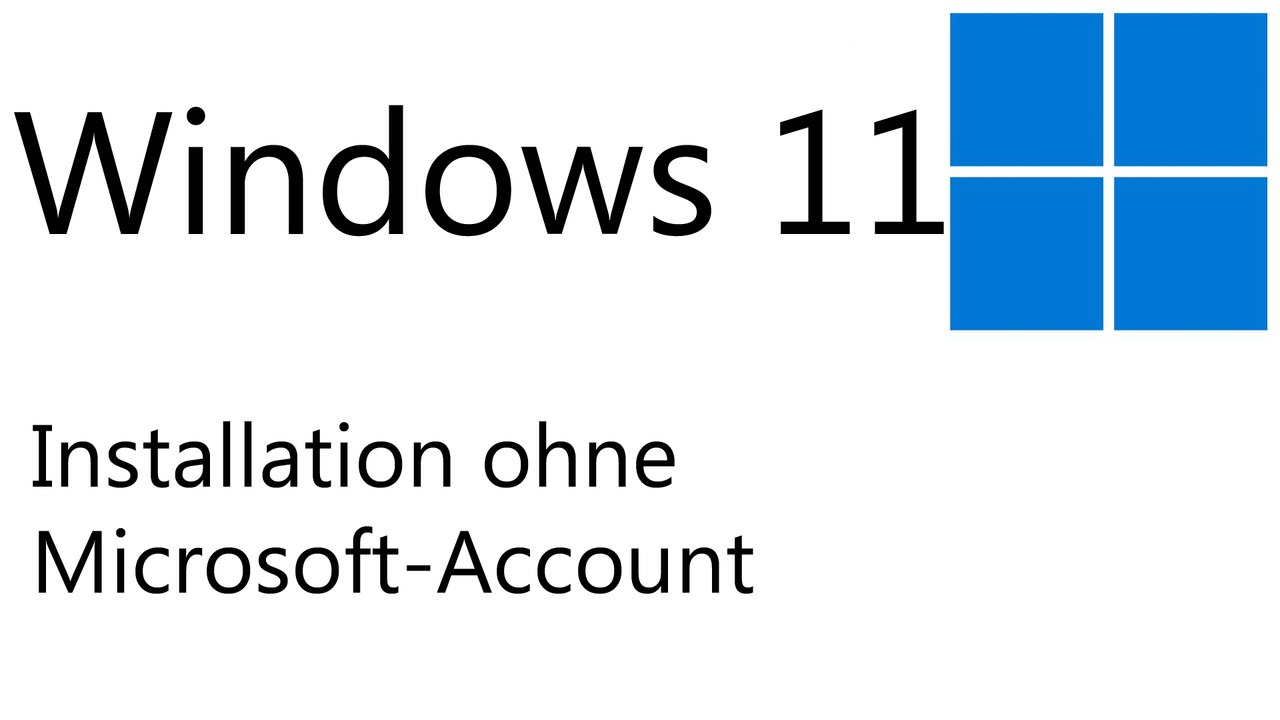 [TUT] Windows 11 - Lokales Konto bei der Installation nutzen (Kein MS-Account!) [4K | DE]