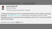 캐나다 영공서 또 미확인 비행물체...美 전투기가 격추 / YTN