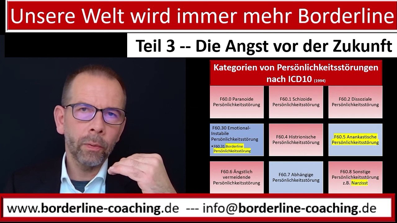 Unsere #Welt wird immer #Borderliner! Teil 3 Die #Angst vor der #Zukunft