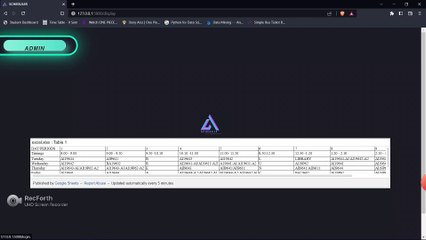 VASHIST HACKATHON-SCHEDULER-TEAM HURRICANES