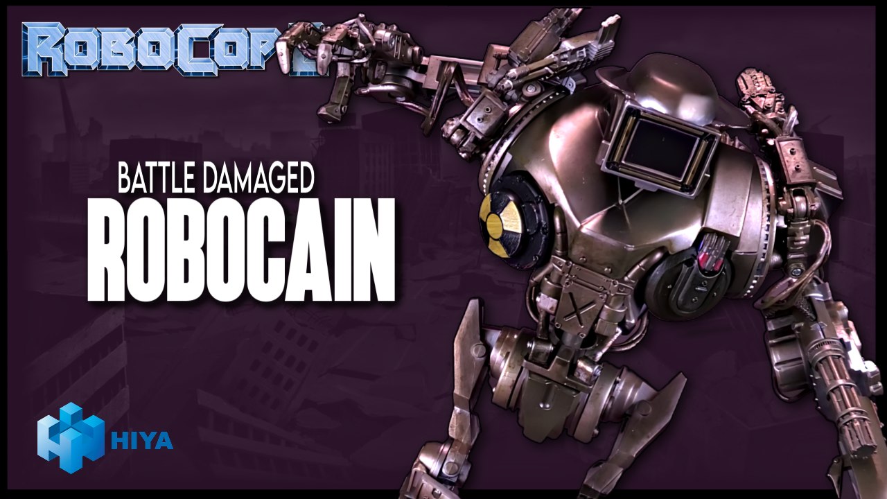 Hiya Toys Robocop 2 Battle Damaged Robocain Exq...