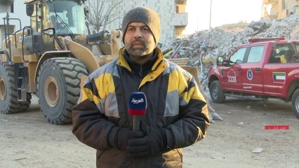 مراسل العربية: الدمار في غازي عنتاب كبير واندثار أحياء كاملة