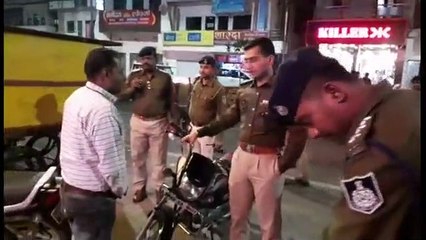 कमजोर खाकी को मजबूूत करने मैदान में उतरे दबंग आईपीएस देखे Video