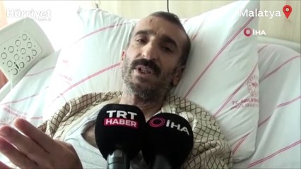 Malatya'da depremi yaşayan depremzede o anları anlattı