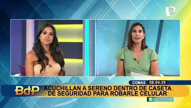 Comas: acuchillan a sereno dentro de caseta de seguridad para robarle su celular