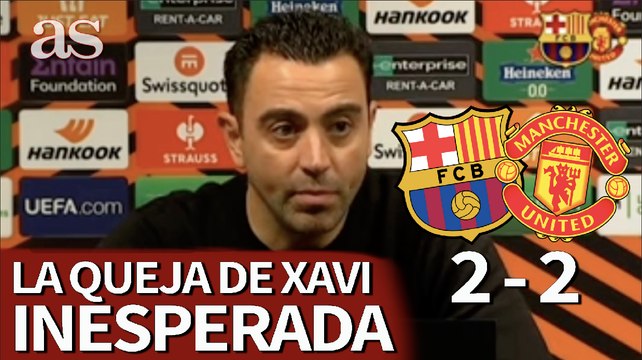 La queja de Xavi en rueda de prensa por la lesión de Pedri