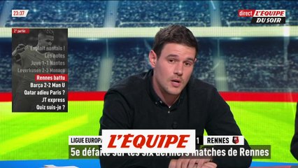 Télécharger la video: «Sans Terrier, Rennes est moins conquérant» - Foot - C3